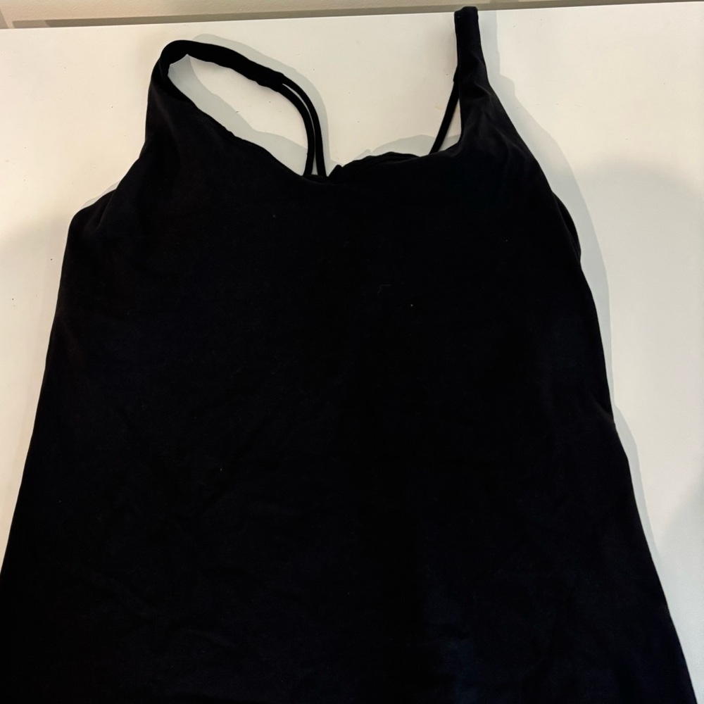 Athleta Black Fitted Tank